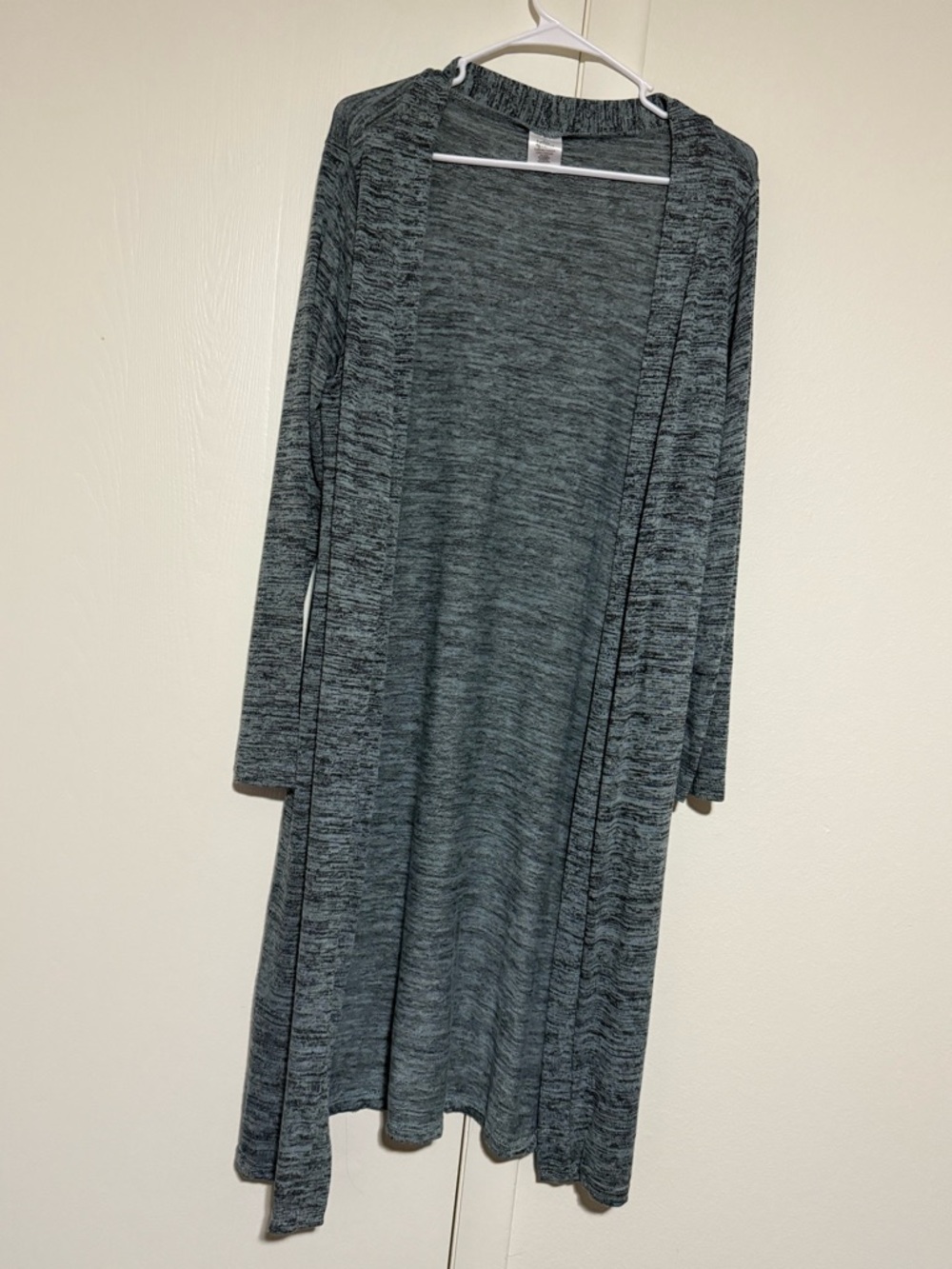 Long Open-Front Cardigan size S